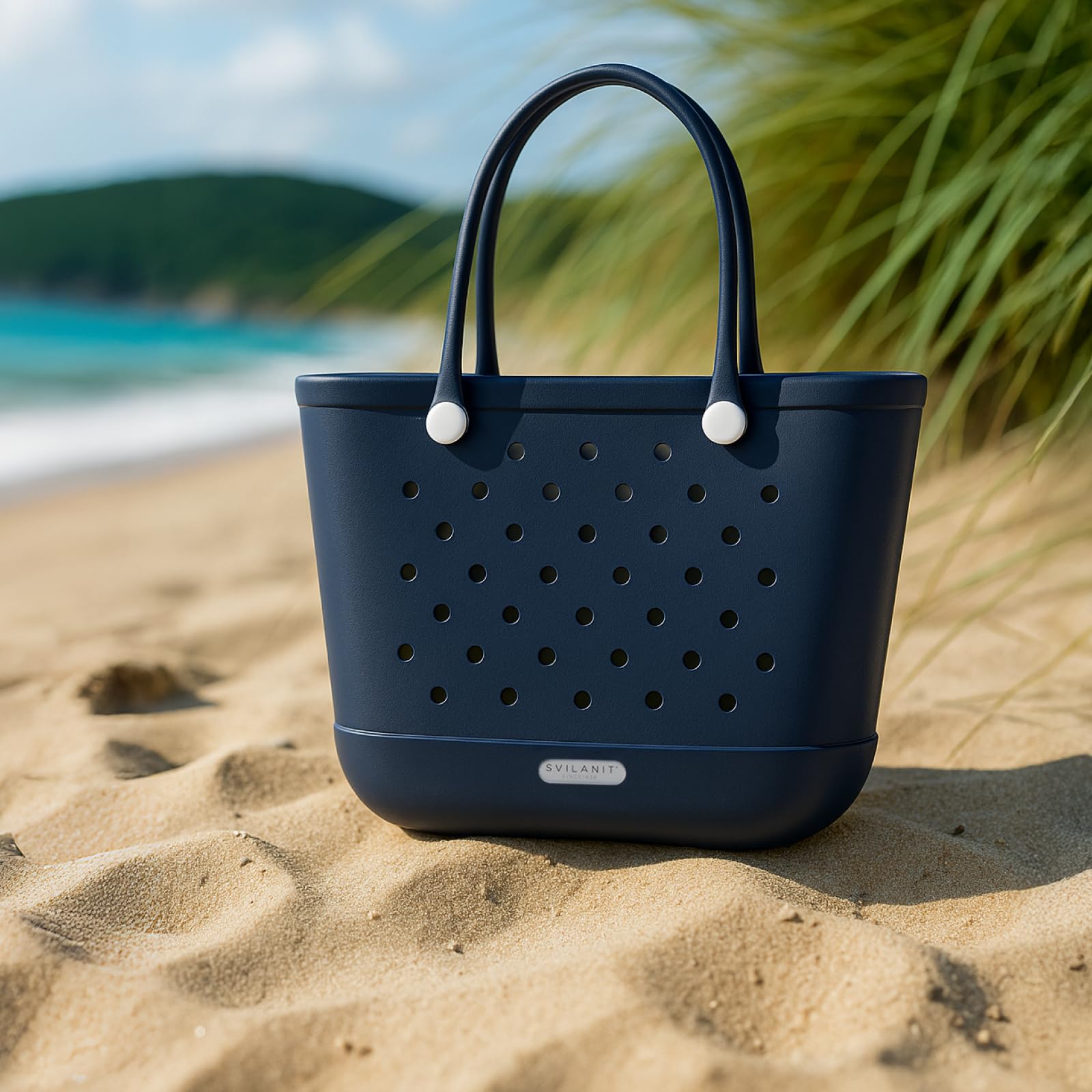 Vitapur Evie – Bolsa de playa grande / bolsa de verano multifuncional rosa Evie – bolsa de ocio ligera impermeable bolsa de playa moderna bolsa de compras al aire libre