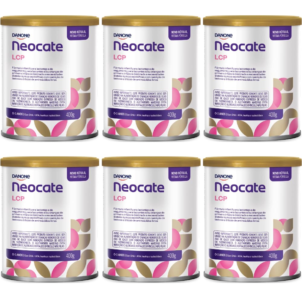 Leite Lcp Fórmula Infantil Em Pó Lata 400g - Kit Com 6 Latas para ...