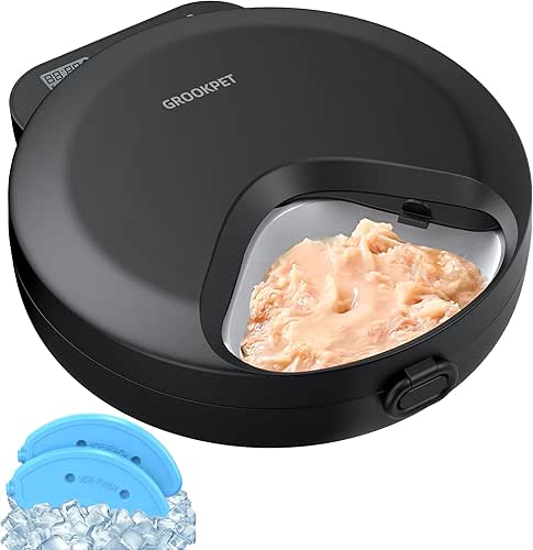 Distributeur Croquettes Chat Automatique Humide: Distributeurs de Nourriture pour Chiens