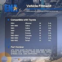 Vista 7 de Paquete de bobinas de encendido ENA compatible con Toyota Pickup Cressida Celica Corolla Tercel 4Runner 1.5L 1.8L 2.4L 1980-1990. Reemplazo