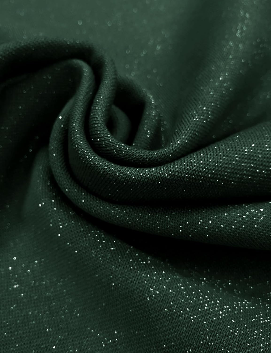 ZOMVA Women's Plus Size Sparkly Cowl Neck Shirt - Image 4