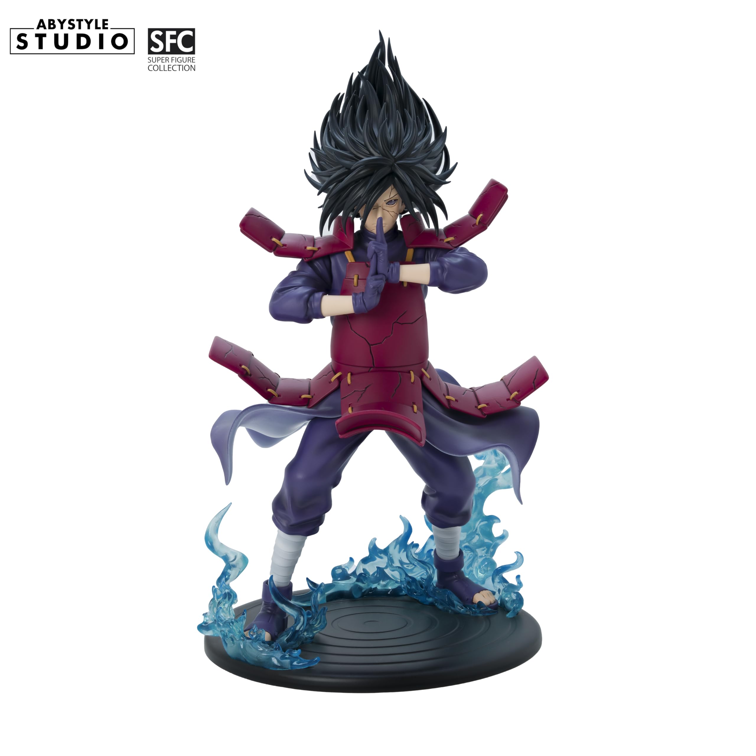 ABYSTYLE Studio – Figurine Naruto Shippuden Madara Uchiha – Produit Officiel – Statue Premium – Finitions Haute Qualité – Pièce de Collection