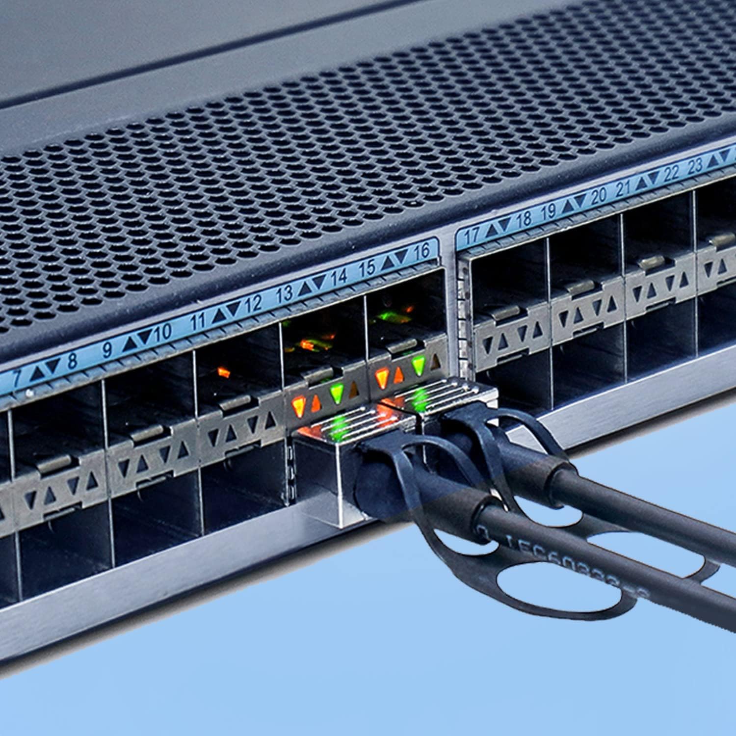 [2 Pack] 1.25/2.5/5/10G SFP+ to RJ45 Transceiver, Copper SFP+ Module, Cat.6a/7, up to 30m, for Cisco SFP-10G-T-S, MikroTik S+RJ10, Ubiquiti UF-RJ45-10G, Netgear AXM765, Netgear, TP-Link, Fortinet