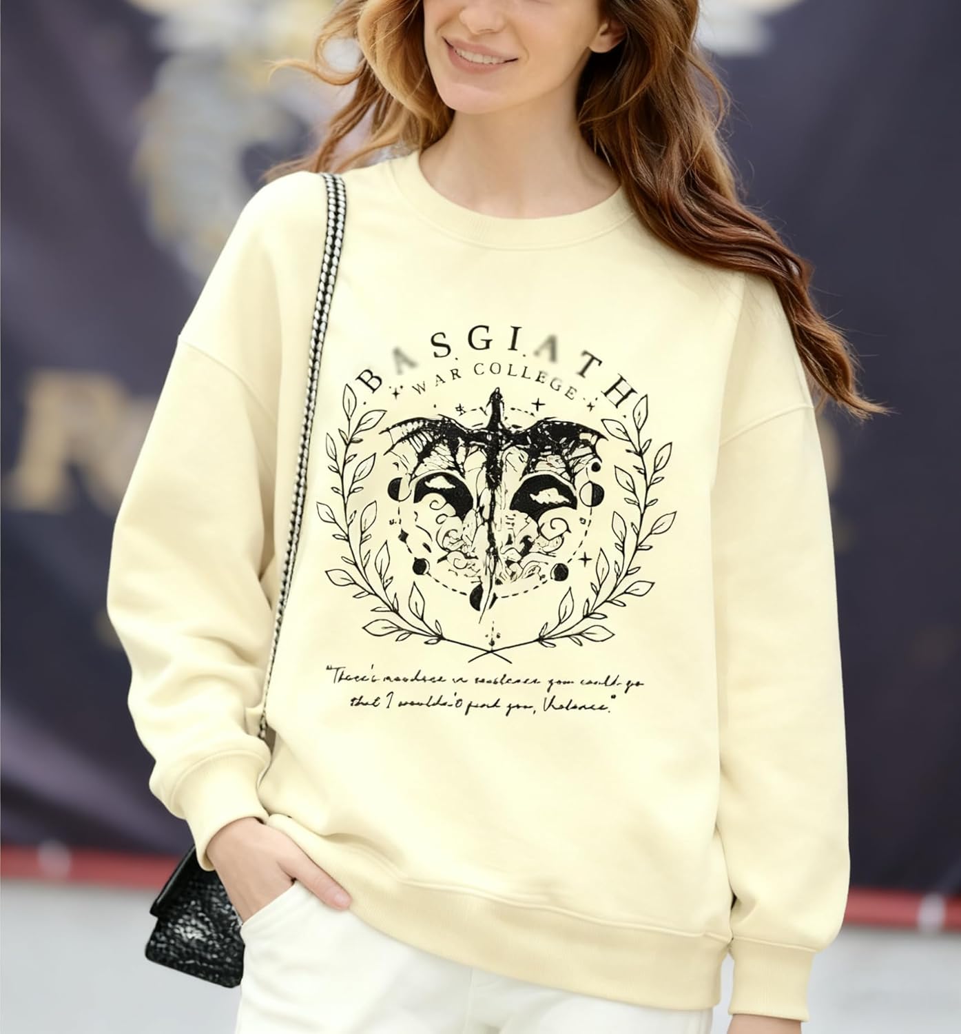 Book Sweatshirt for Women Reading Book Lovers Sweatshirts Funny Bookish Shirts Casual 2 Sided Graphic Pullover Tops - Image 7