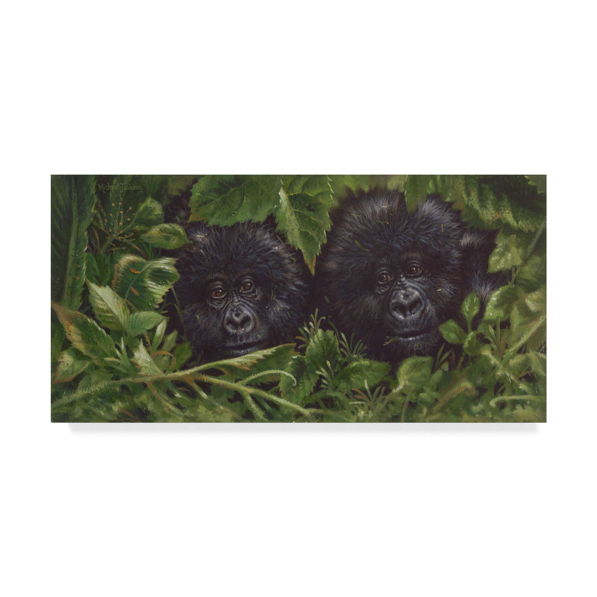 Trademark Fine Art, 24x47-Inch Bosom Buddies by Michael Jackson