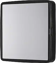 Armário Banheiro Espelho Reversível Preto Ar51 - Sintex