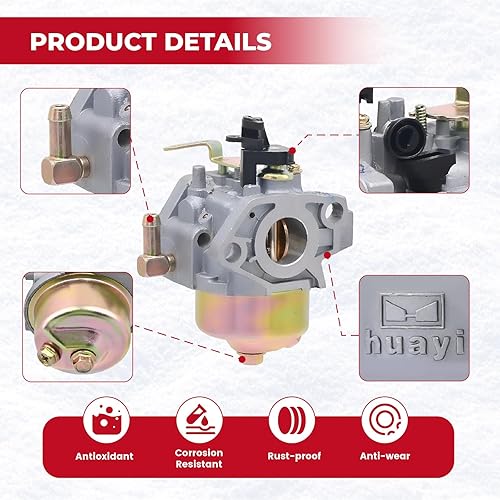 Miniatura 6 de 951-14024A Carburador para MTD Cub Cadet Troy Bilt 751-11193 951-11193 951-11193A 478-SU 478-SUA 478-SUB Motor quitanieves