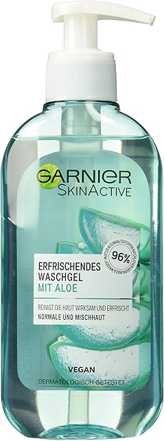 Garnier SkinActive żel do mycia z ekstraktem z aloesu, do skóry normalnej i mieszanej, (200 ml)