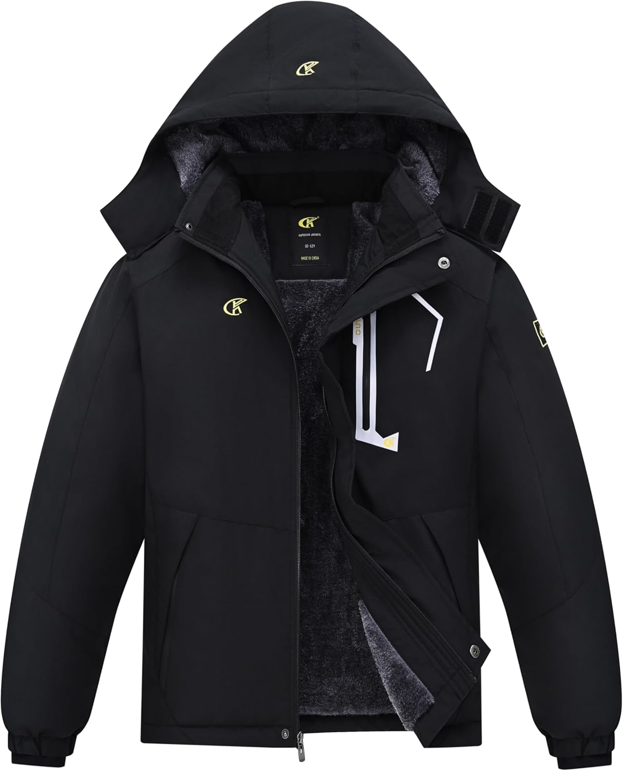 NEIKU Boy's Waterproof Ski Jacket Warm Winter Snow Coat Windproof Snowboarding Rain Jacket