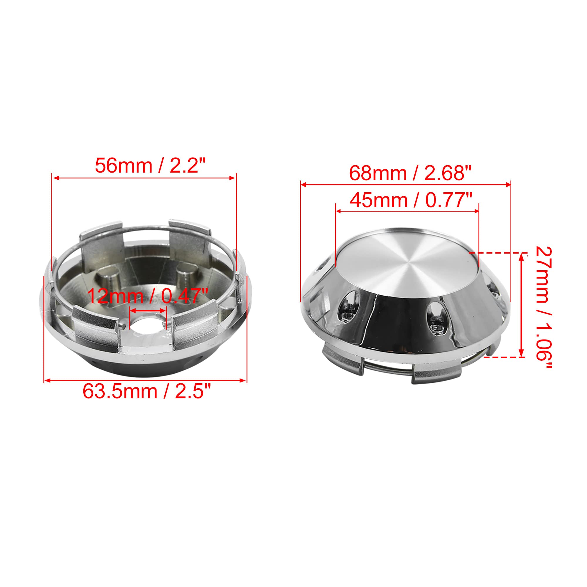 kit 4 copri mozzo coprimozzi tappo mercedes 75mm cerchi in lega classe a b cla