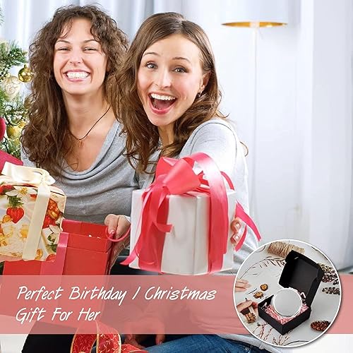 Miniatura 6 de Espejo compacto de aumento para bolsos con aumento de 2 x 1x, mini espejo plegable de maquillaje de viaje de doble cara, perfecto para bolso, espejo