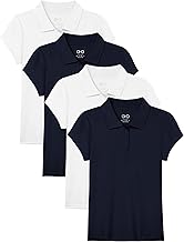 OHD School Uniform Shirts for Girls Kids Uniform Polo Shirts Aged 3T-14 Years