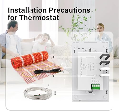 Miniatura 3 de HEATIT Alfombra de calor con cable