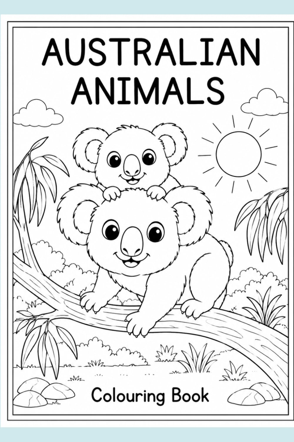 Australian Animals: Colouring Book