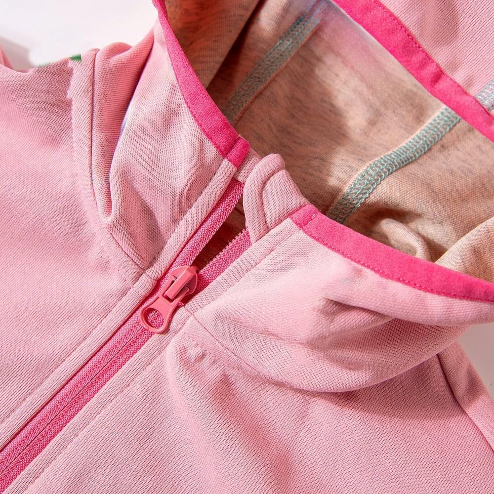 JCVBN wiosenna kurtka dziecięca z kapturem łączenie kolorów kontrastowy nadruk na co dzień moda codzienny sportowy styl top płaszcz