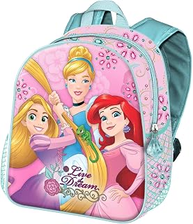 ZAINETTO SCUOLA PRINCIPESSE DISNEY ZAINO ASILO BAMBINE CON GIOCO SEVEN |  Bakaji