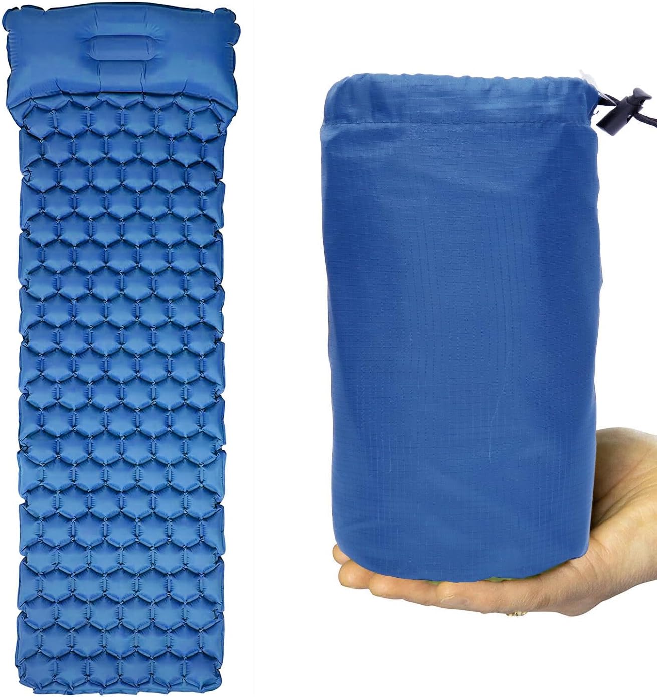 OSIAS Camping Mat Ultralight Inflatable Sleeping Mattress with Pillow