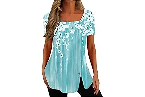 Retro-Chic Square Neck Tops: Elevate Your Summer Wardrobe