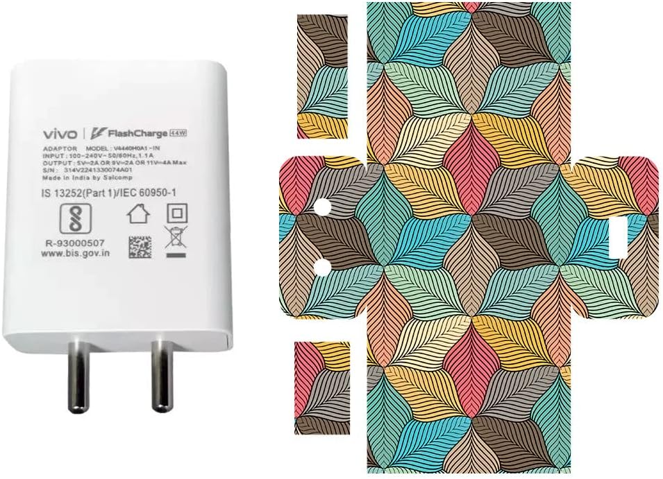 AtOdds - Compatible for Vivo Flash Charger (44W) - Charger/Adapter Skin Wrap (Autumn)