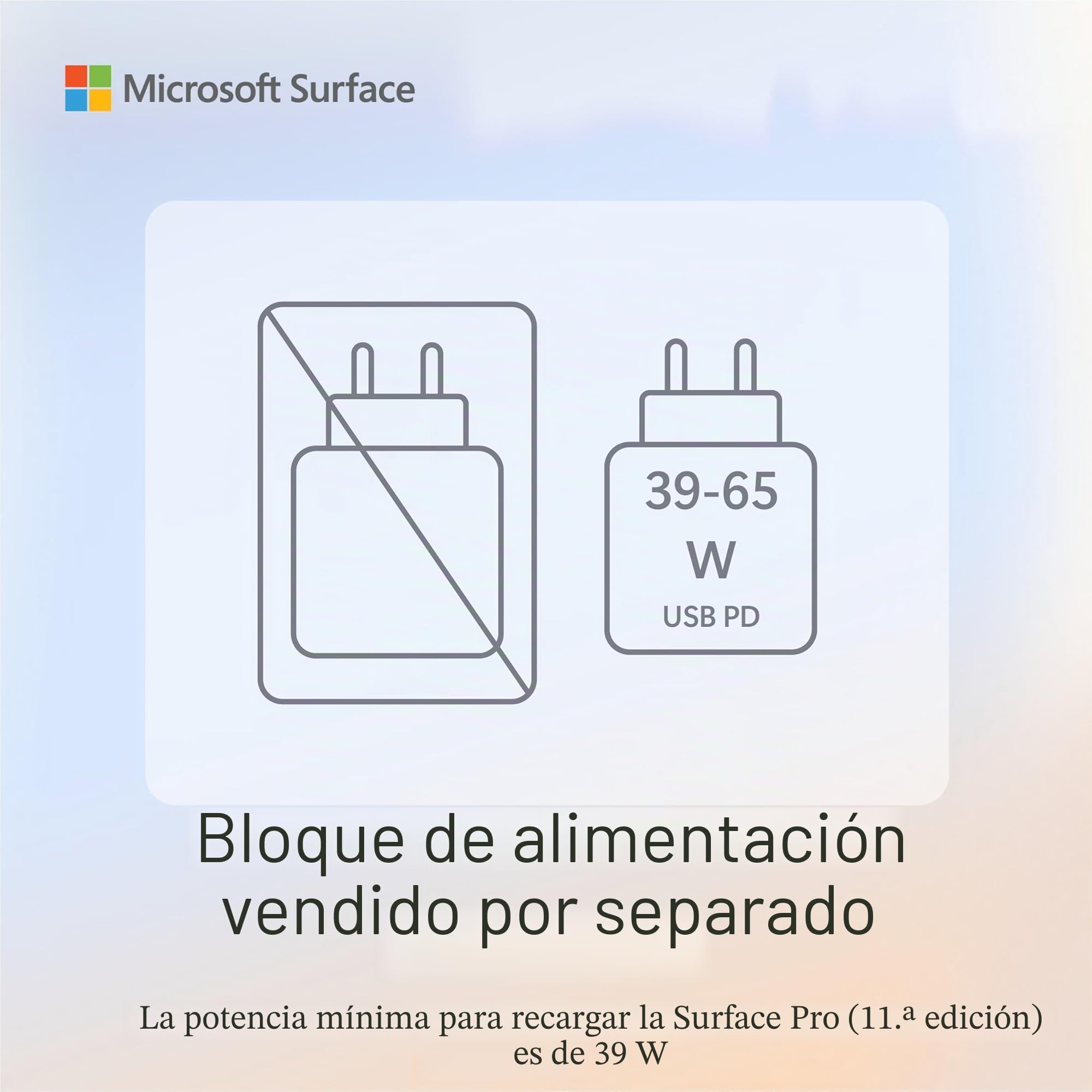 Microsoft Surface Pro (Cargador no Incluido) | Copilot+ PC | Pantalla táctil OLED 13 | Snapdragon® X Elite | 16GB RAM | SSD 512GB | Último Modelo, 11ª edición | Azul Zafiro