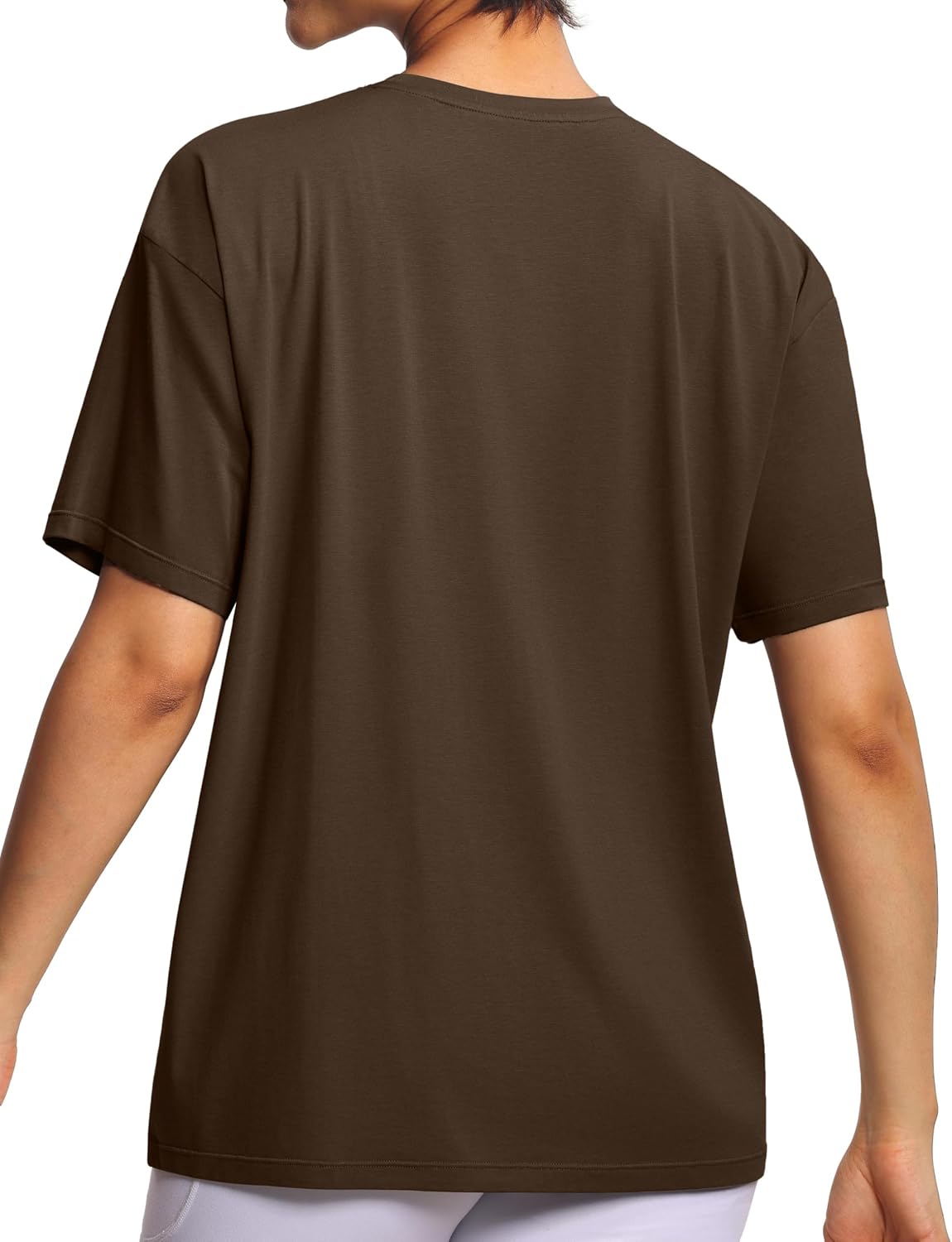 THE GYM PEOPLE Women's Casual Oversized T-Shirts Summer Crewneck Short Sleeve Workout Basic Tee Tops