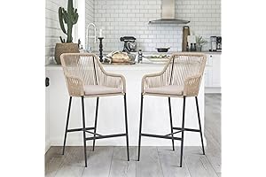 JOIVI Wicker Bar Stools: A Heavenly Haven for Garden Gatherings