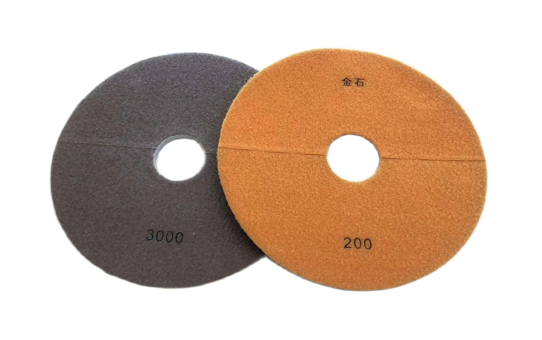 Tampon de polissage humide de 10 pouces 250 mm Type de tampon de polissage diamant flexible for le meulage du disque de ponçage de pierre de marbre de granit lingli(300)