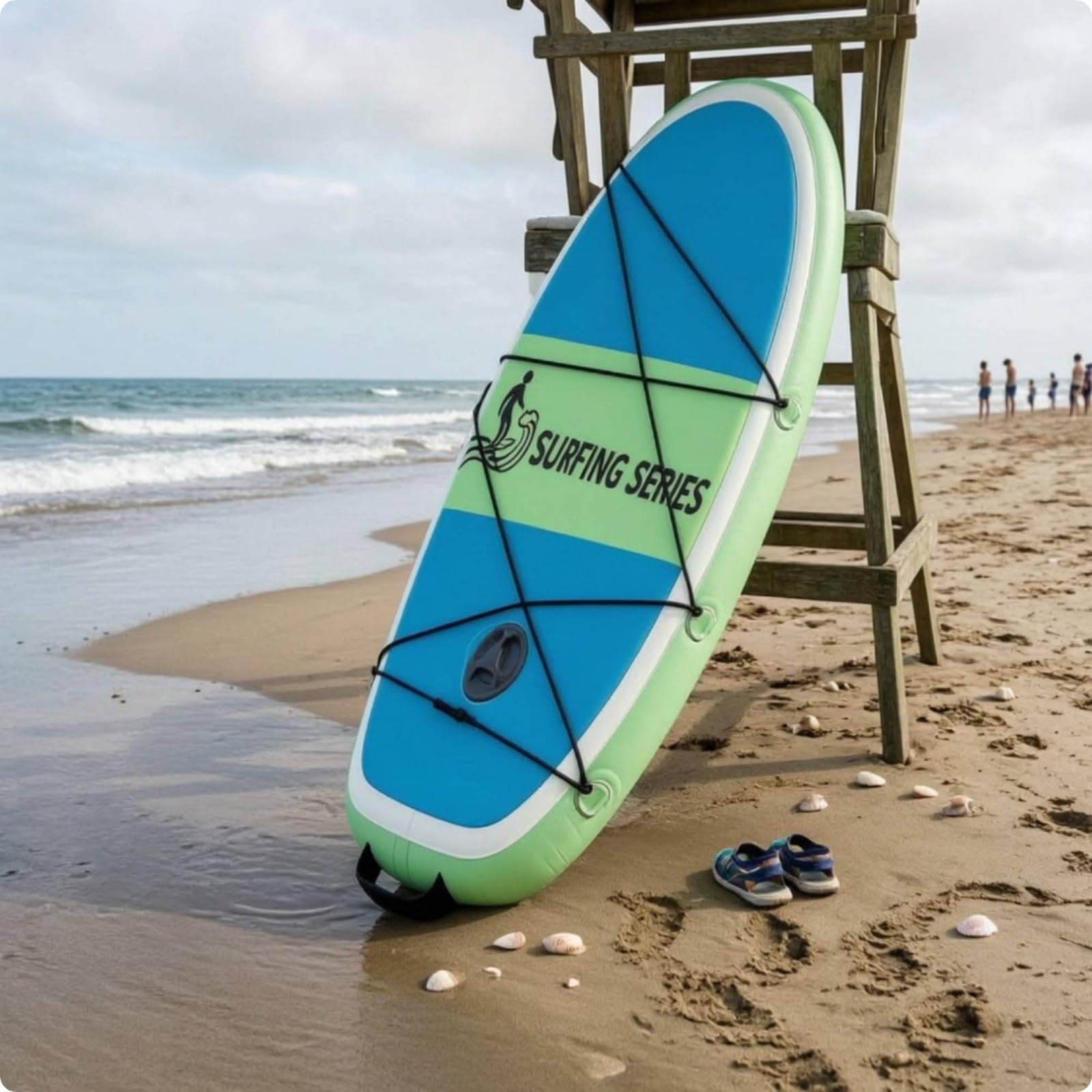Tabla Inflable para Niños Surf Paddle Body Board Tabla de Agua Colchoneta con Cubierta Cepillada y Transporte Sencillo Adecuada para Piscina Playa Suaves