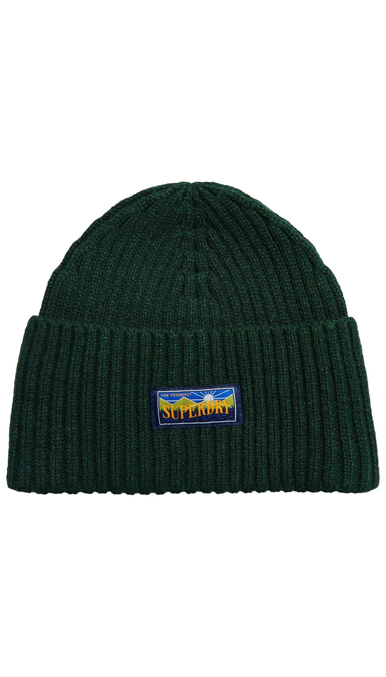 Superdry Women's Esmalte Verde Vintage Radar 2.0 Beanie Beret,