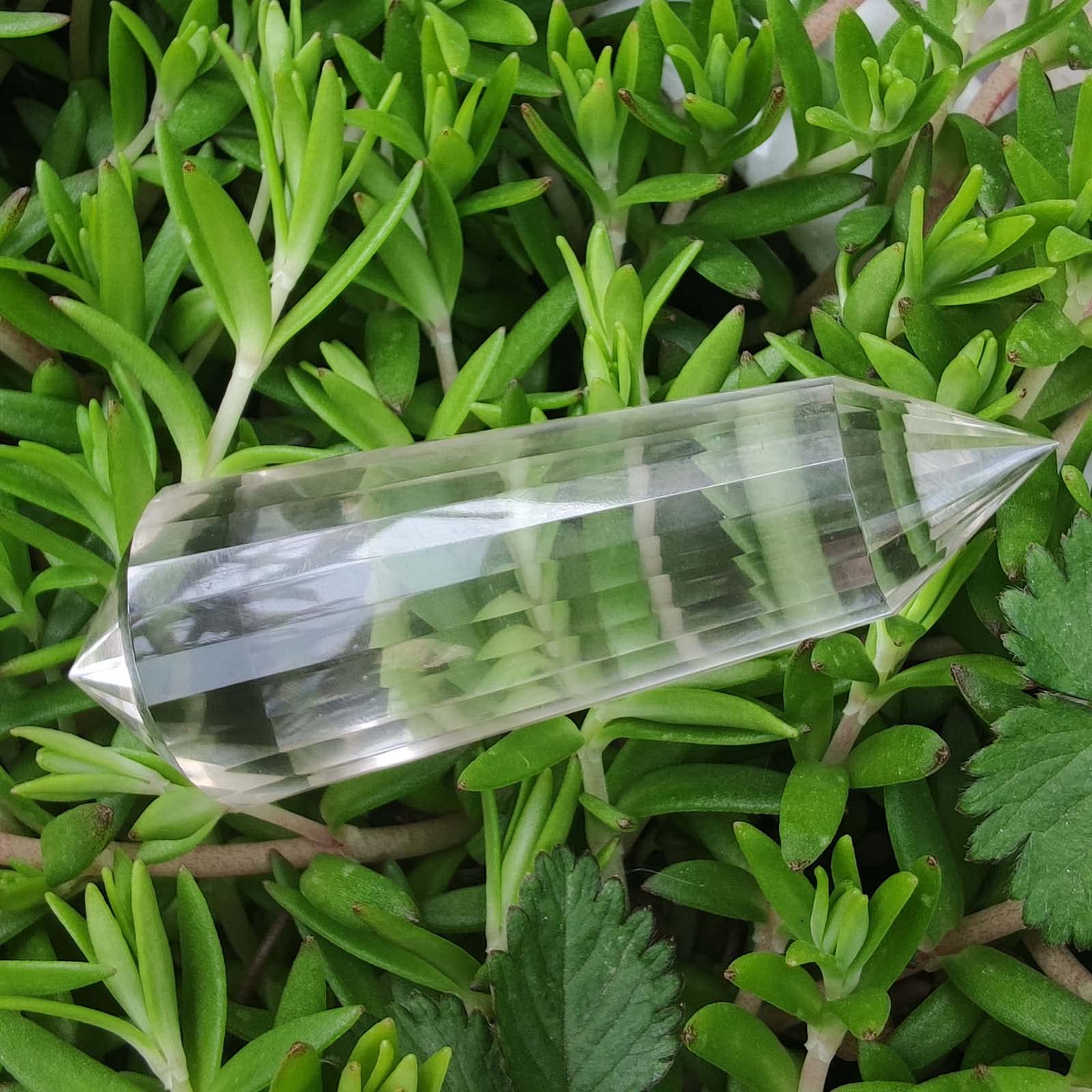 Amazon.co.jp: jdflying クリアクリスタルワンド 24面 ヴォーゲル