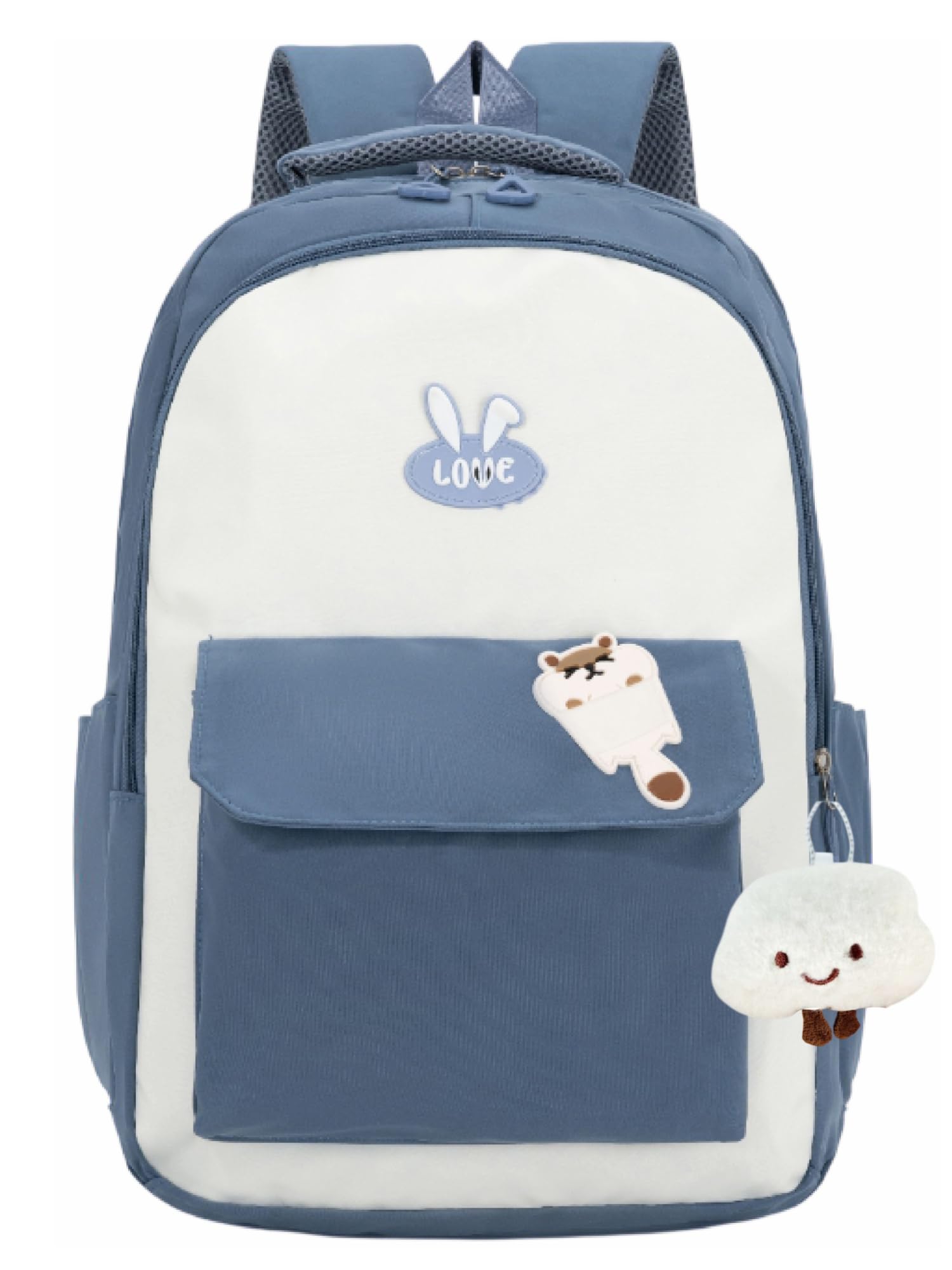 30 Litre Japanese Korean Style School Bag Water-Resistant Laptop & Travel Backpack - Unisex Large 18 Inches Multipurpose Student Backpack for Boys & Girls, Men & Women
