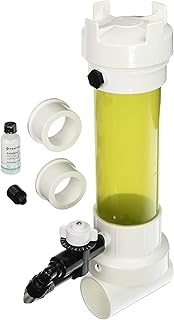 R171218 Rainbow 320C Automatic in-Line Chlorine/Bromine Feeder for Pool and Spa - Amber Body