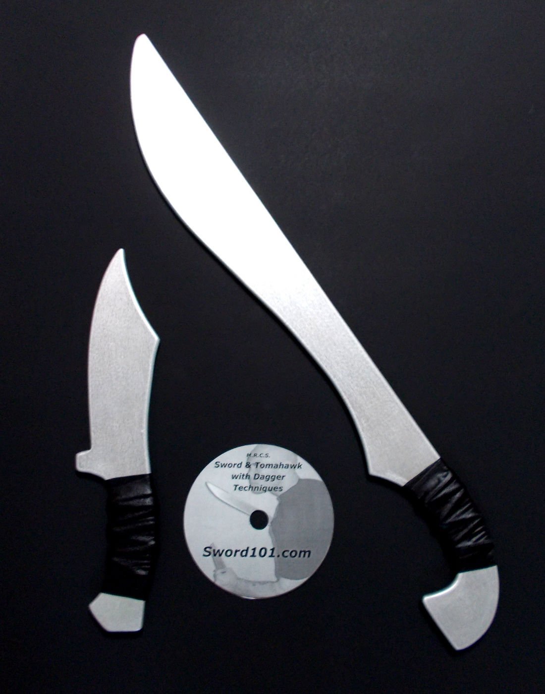 Hand Made Espada Daga Set Bolo Practice Sword Tactical Dagger Blades FMA Manually Operated Sporting Goods Replica