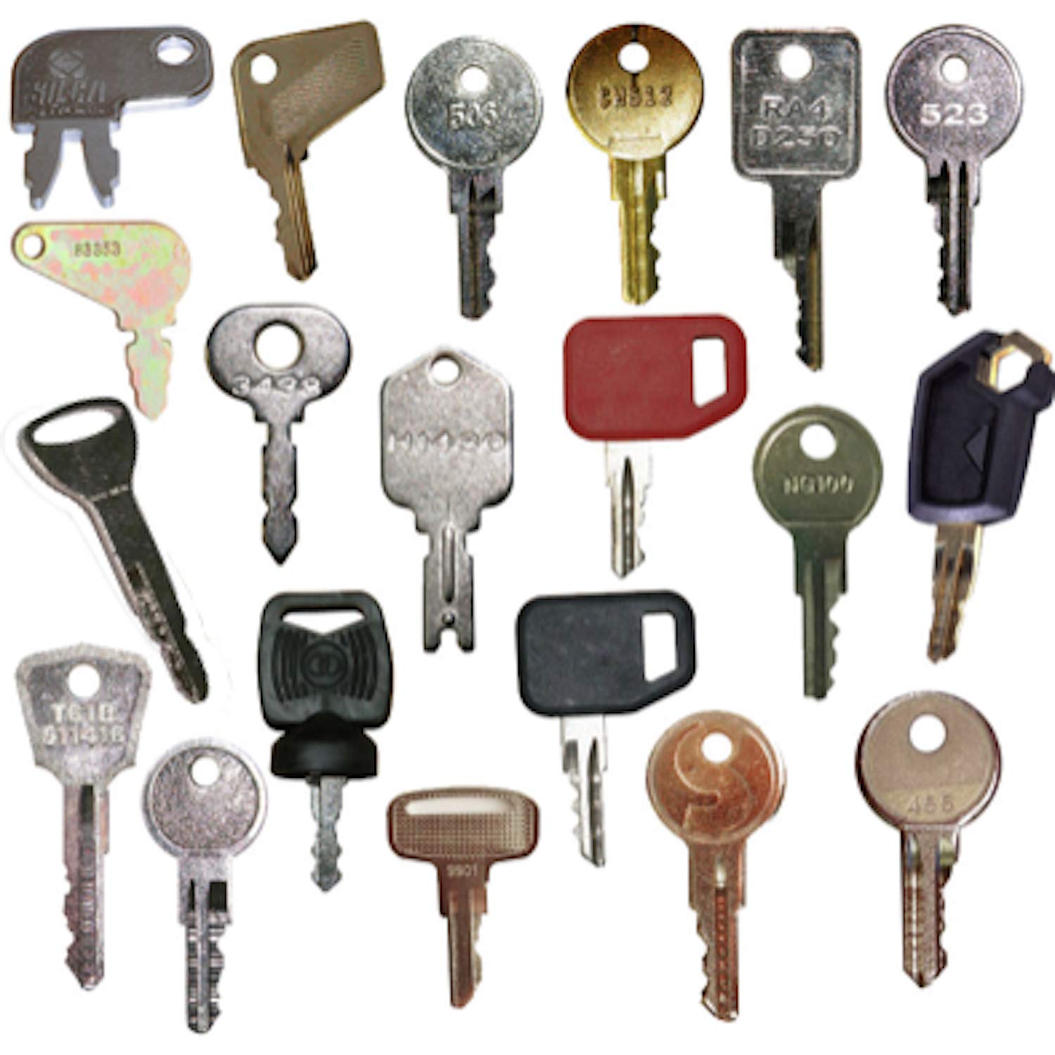 Buy Heavy Equipment Key Set / 20 Keys ON Ring FITS Bobcat CASE