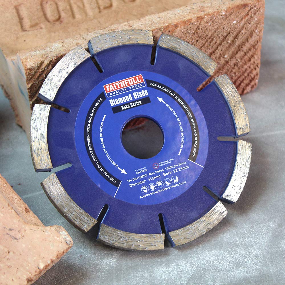 Faithfull DB115MR2 115 x 22 mm diamentowe ostrze do moździerza