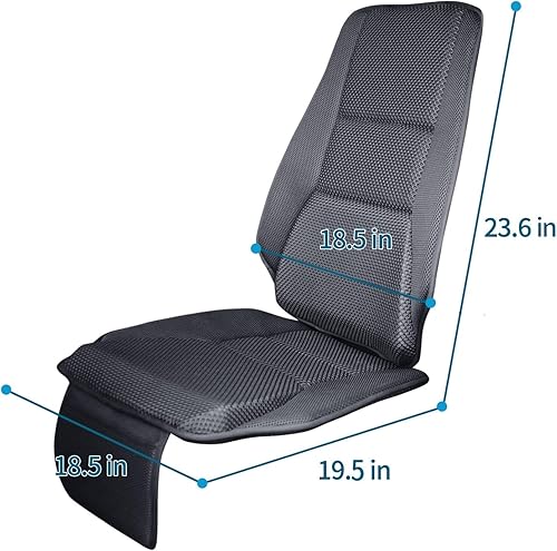 Miniatura 7 de Cojín de asiento de automóvil para conductor de asiento de automóvil, cómoda almohadilla de espuma viscoelástica para el dolor de glúteos y alivio