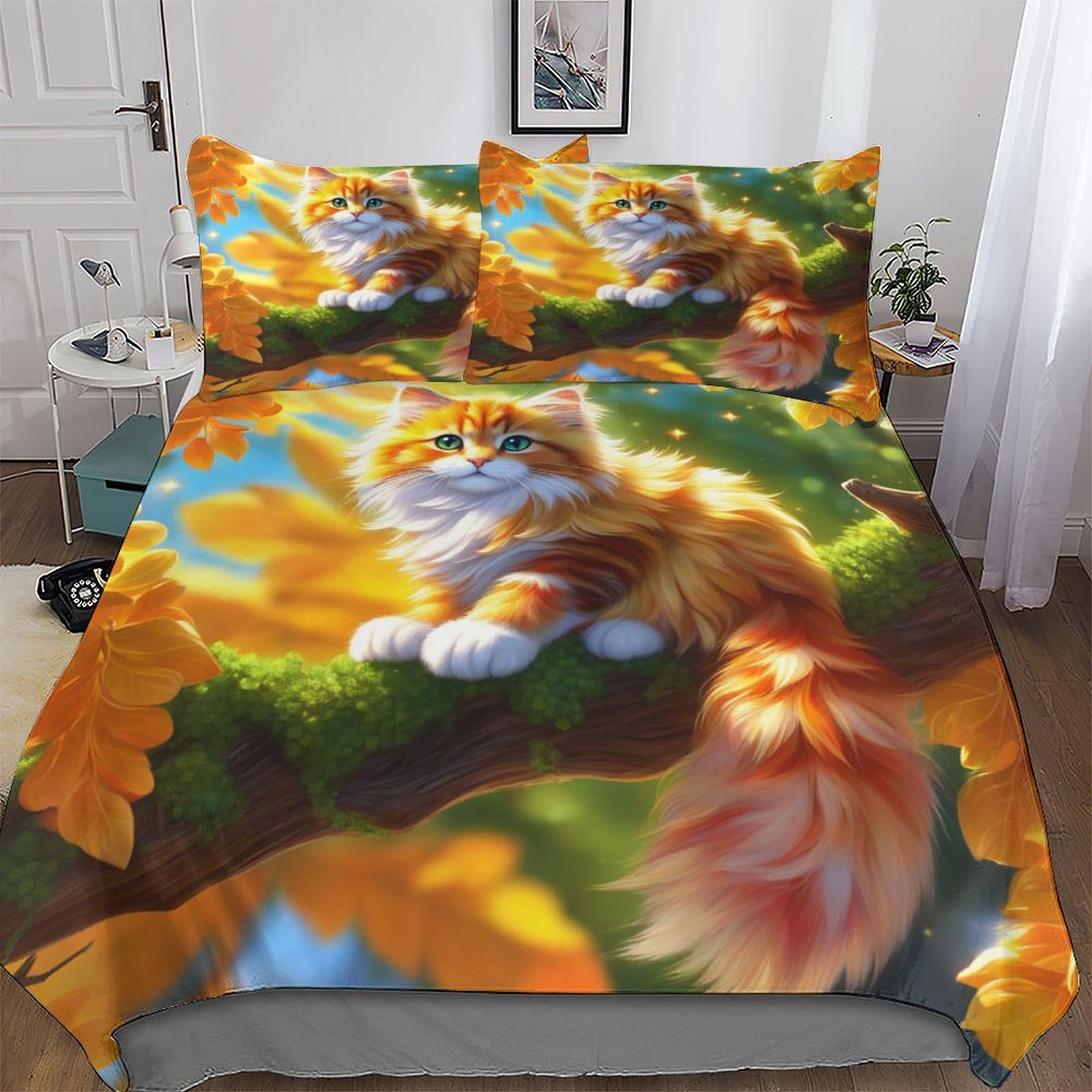 Housse de couette chat pour des nuits douces et paisibles en famille