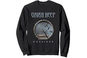 Uriah Heep Outsider Sweatshirt: Embrace the Timeless Spirit of Hard Rock