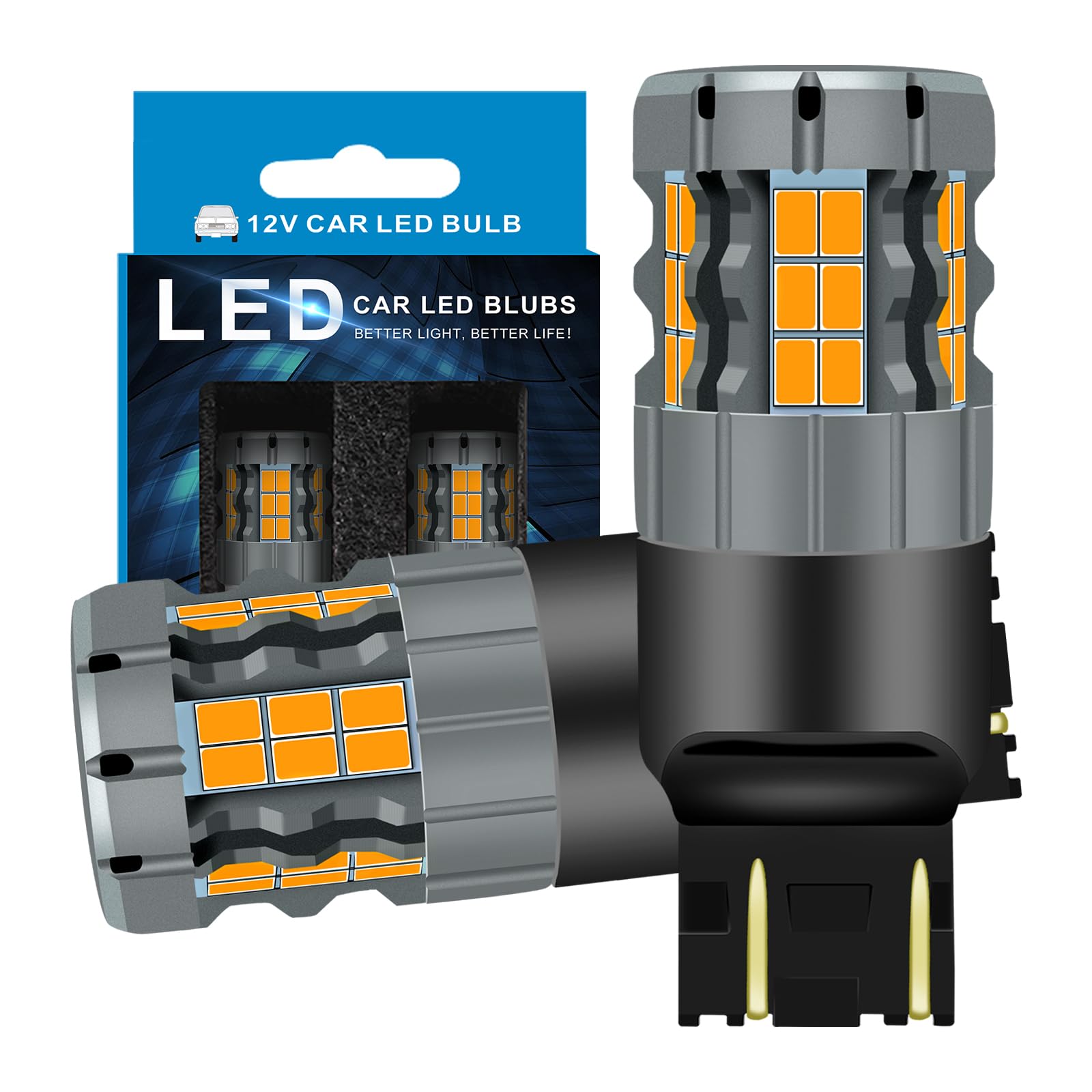 Amazon.com: Zyvirexa 7443 LED Turn Signal Bulbs Compatible For GMC