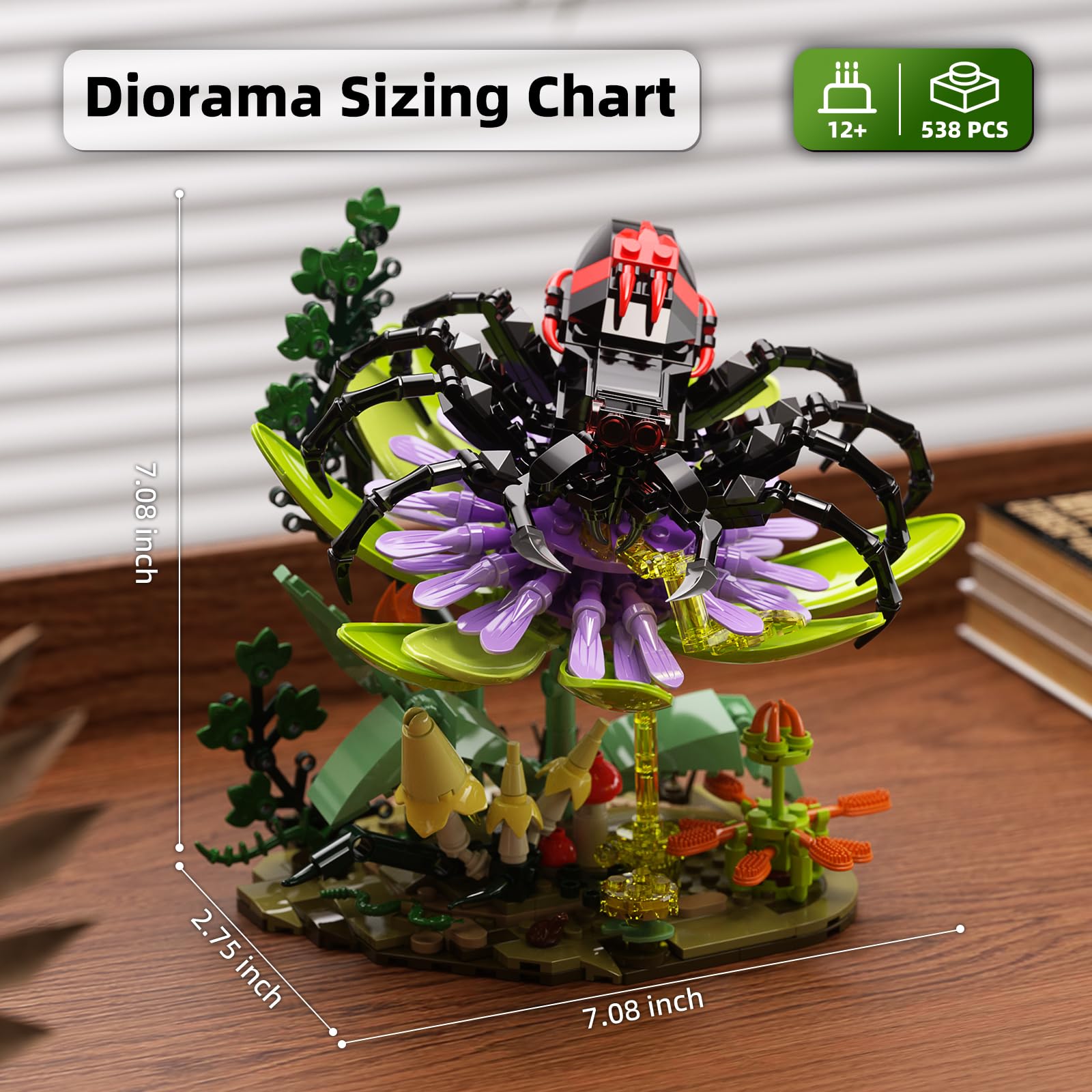 Amazon.com: JAKI Spider Building Set for Adult,Wild Animals