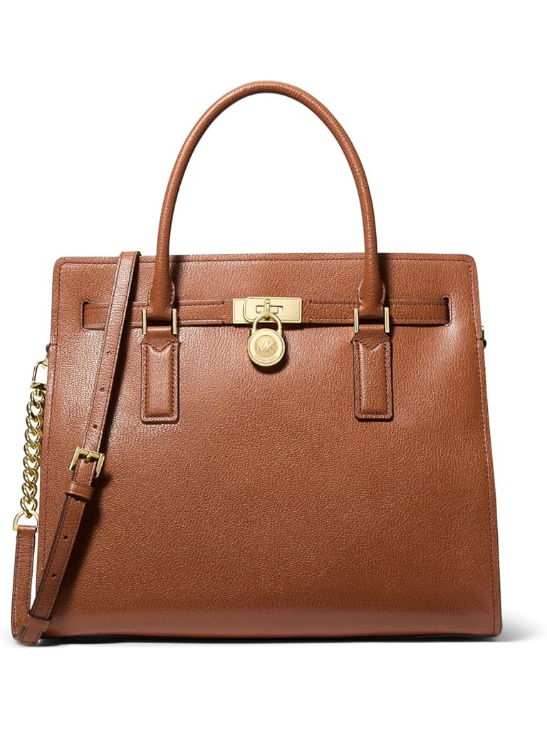 Brown Michael Kors Hamilton Moderne Large Satchel