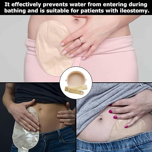 Miniatura 5 de 1 funda de ducha de ostomía, cubierta de ducha de ostomía impermeable, funda impermeable para bolsa de ostomía para ducha, cubierta de ducha de