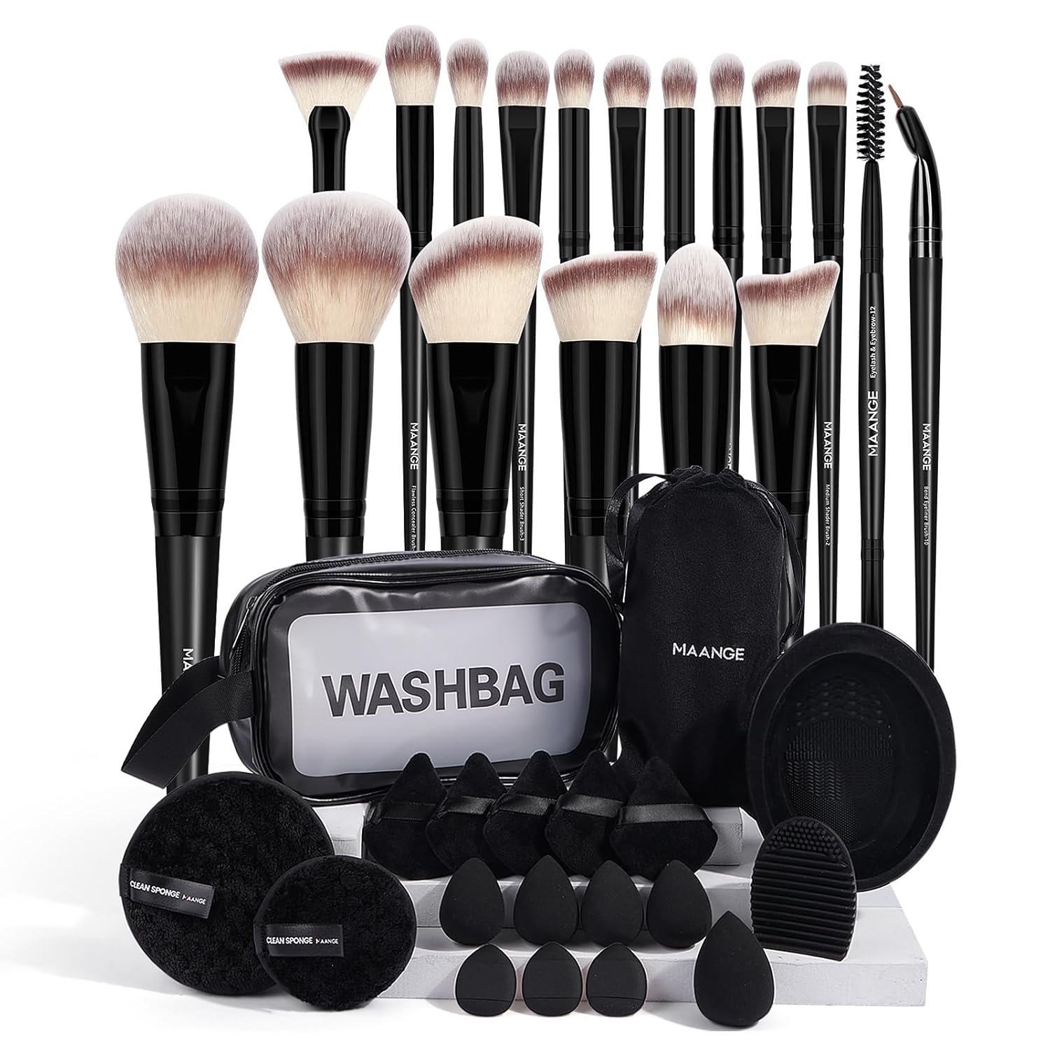 Colorete Burlesque Brochas Maquillaje Brocha Abanico Burlesque