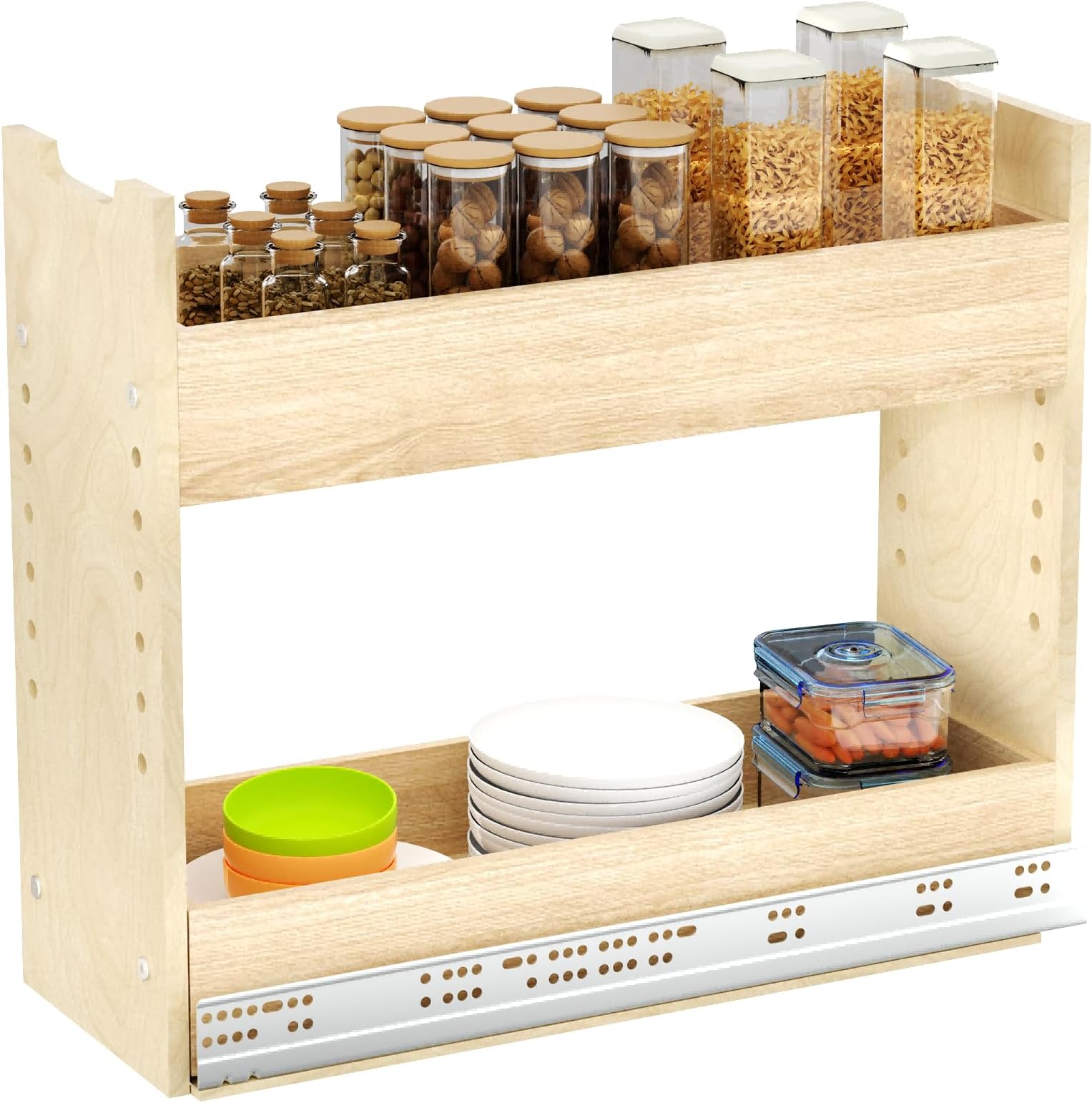 RevAShelf Pull Out Organizer 448BC8C, 8Inch