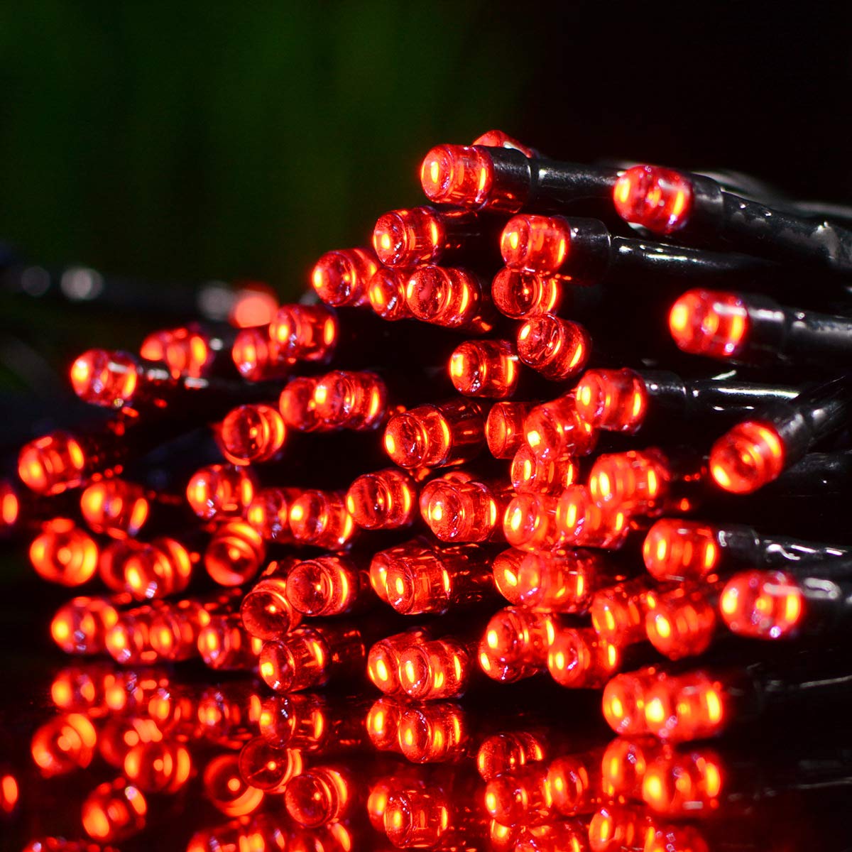 Luci Solari Da Giardino 22m 200 LED | Catena Luminosa Con Pannello E 7 Modalità | Impermeabile Per Esterno E Albero | Decorazione Giardino, Patio E Terrazza | Luce Bianca