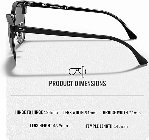 Miniatura 5 de Ray-Ban RB3016 CLUBMASTER MARBLE Gafas de sol de forma cuadrada con kit oficial de gafas