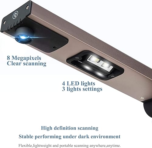 Miniatura 2 de LV-680 Cámara portátil de documentos USB 8 MP A3A4 tamaño escáner auto de la exploración