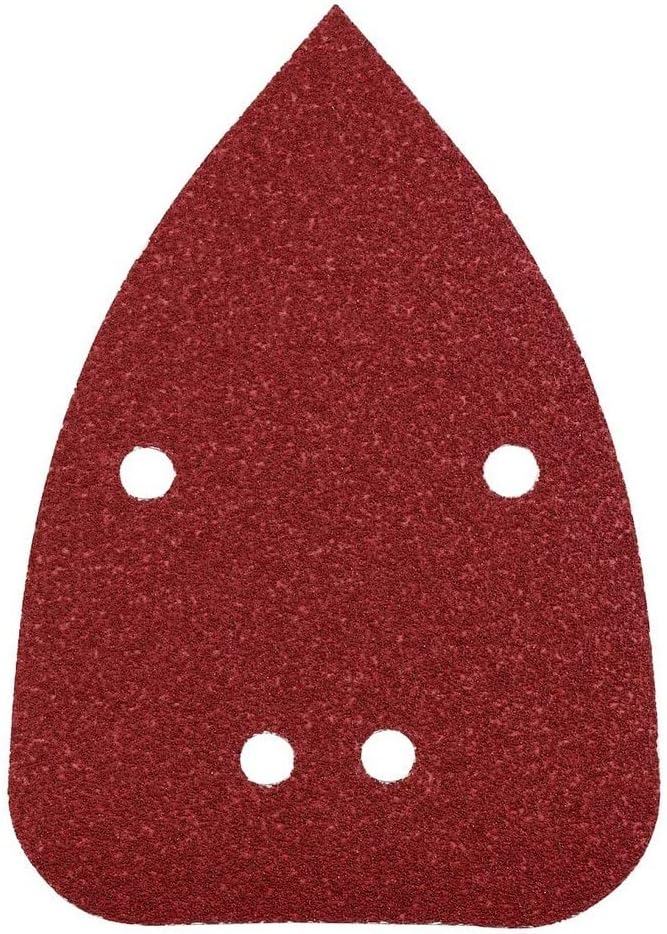 Kwb Quick-Stick Sanding Disc 96X136 mm Made of Fine Aluminium Oxide with Grit 240, Tool-Free Change, Synthetic Resin Bonding and Reinforced Paper Backing for Fine Sanding of Wood and Metal