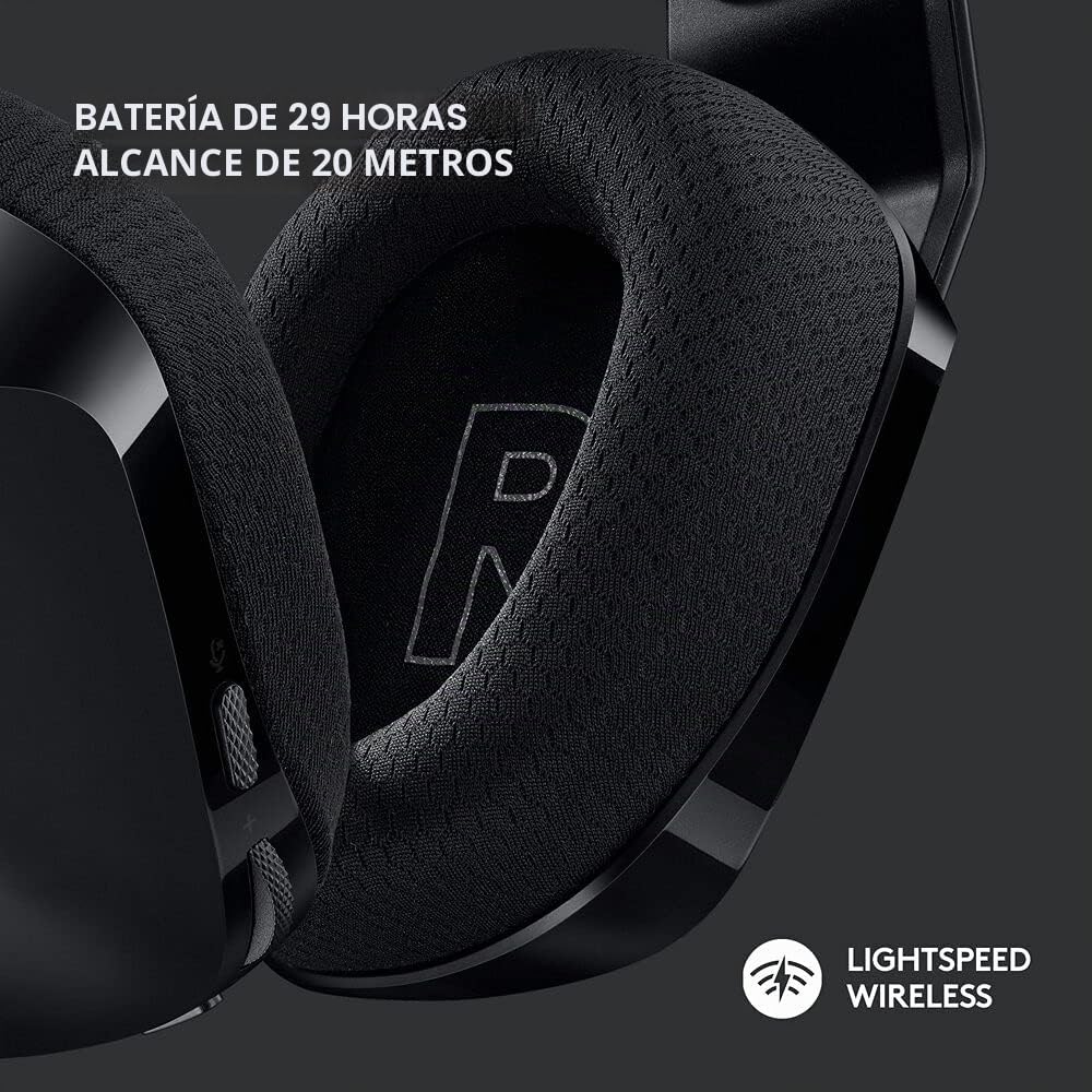Logitech G733 LIGHTSPEED Auriculares con Micrófono Inalámbricos para Gaming con Diadema con Suspensión, LIGHTSYNC RGB
