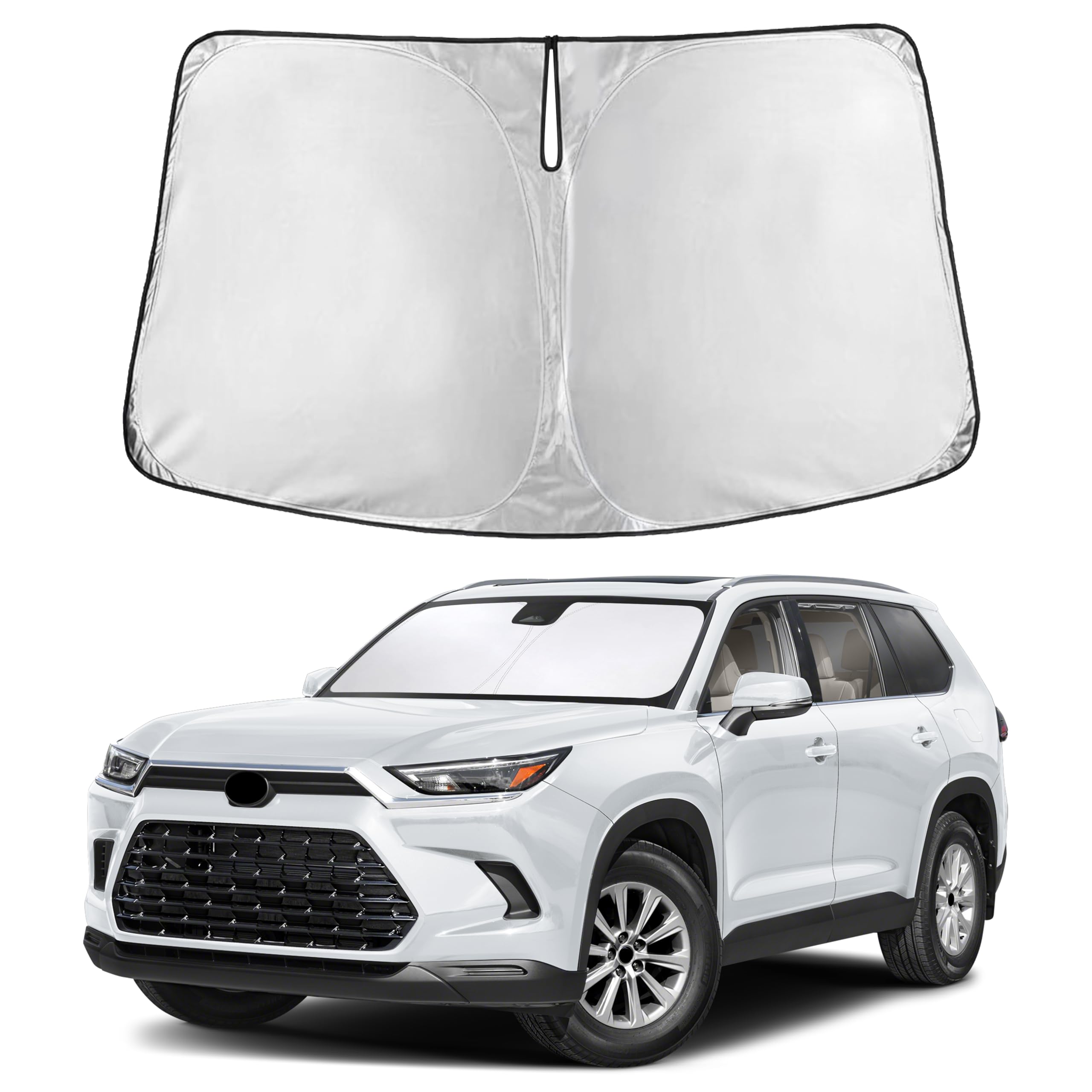 Windshield Sunshade Fit for Toyota Grand Highlander 2024-2024, 2025, 2026